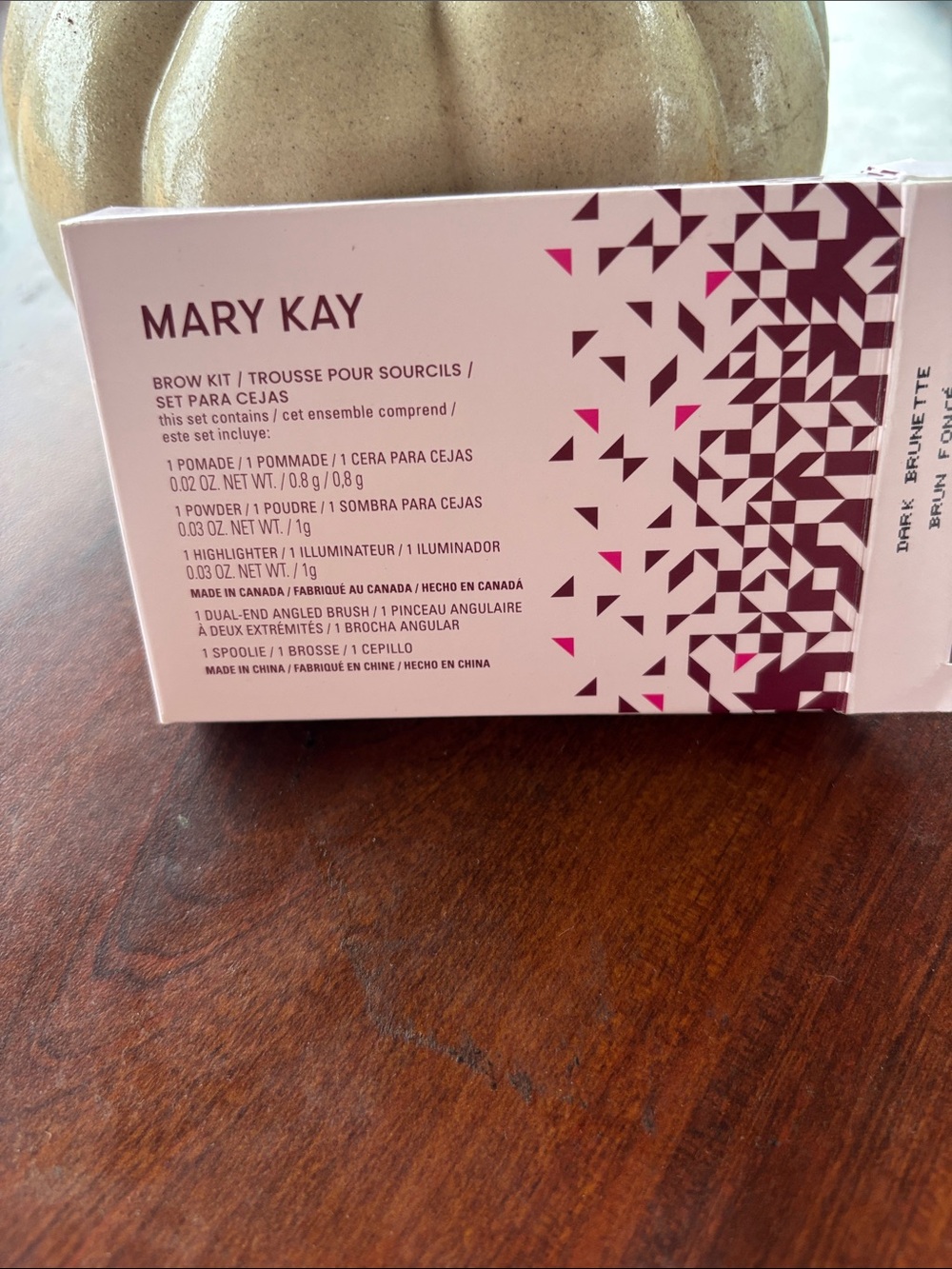 Mary Kay Brow Kit Dark Brunette Shades